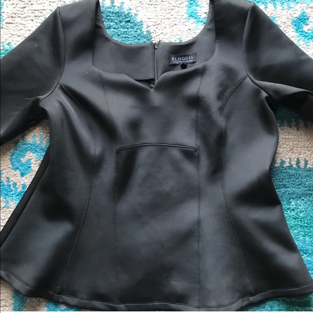 Eloquii Peplum Top